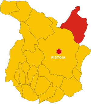 sambuca pistoiese map