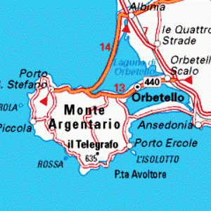 orbetello mappa