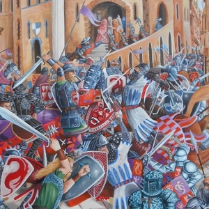 battaglia medievale (Semifonte - Barberino val d'Elsa)