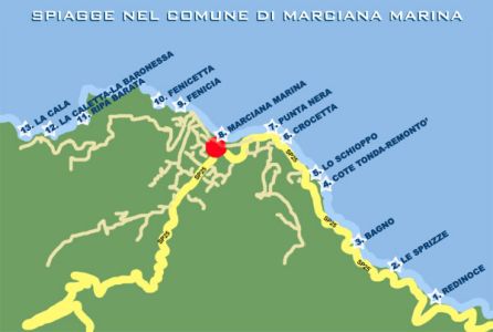 Marciana Marina spiagge