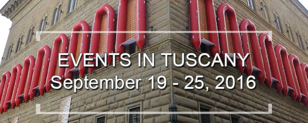 Events in Tuscany September 19 to 25