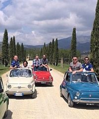 Tour in Fiat 500 nelle colline toscane