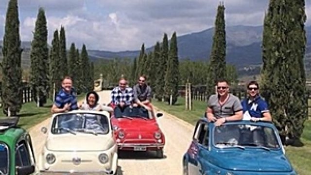 Tour in Fiat 500 nelle colline toscane